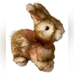 Gund Bunny Rabbit Little Twigs Plush Stuffed Animal 36157 Brown White Small